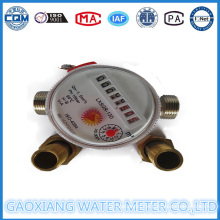 Single Jet Dry Type Brass Body Water Meter